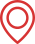 Icône de marqueur de position rouge avec un point central